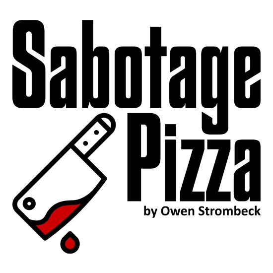 Sabotage Pizza name logo