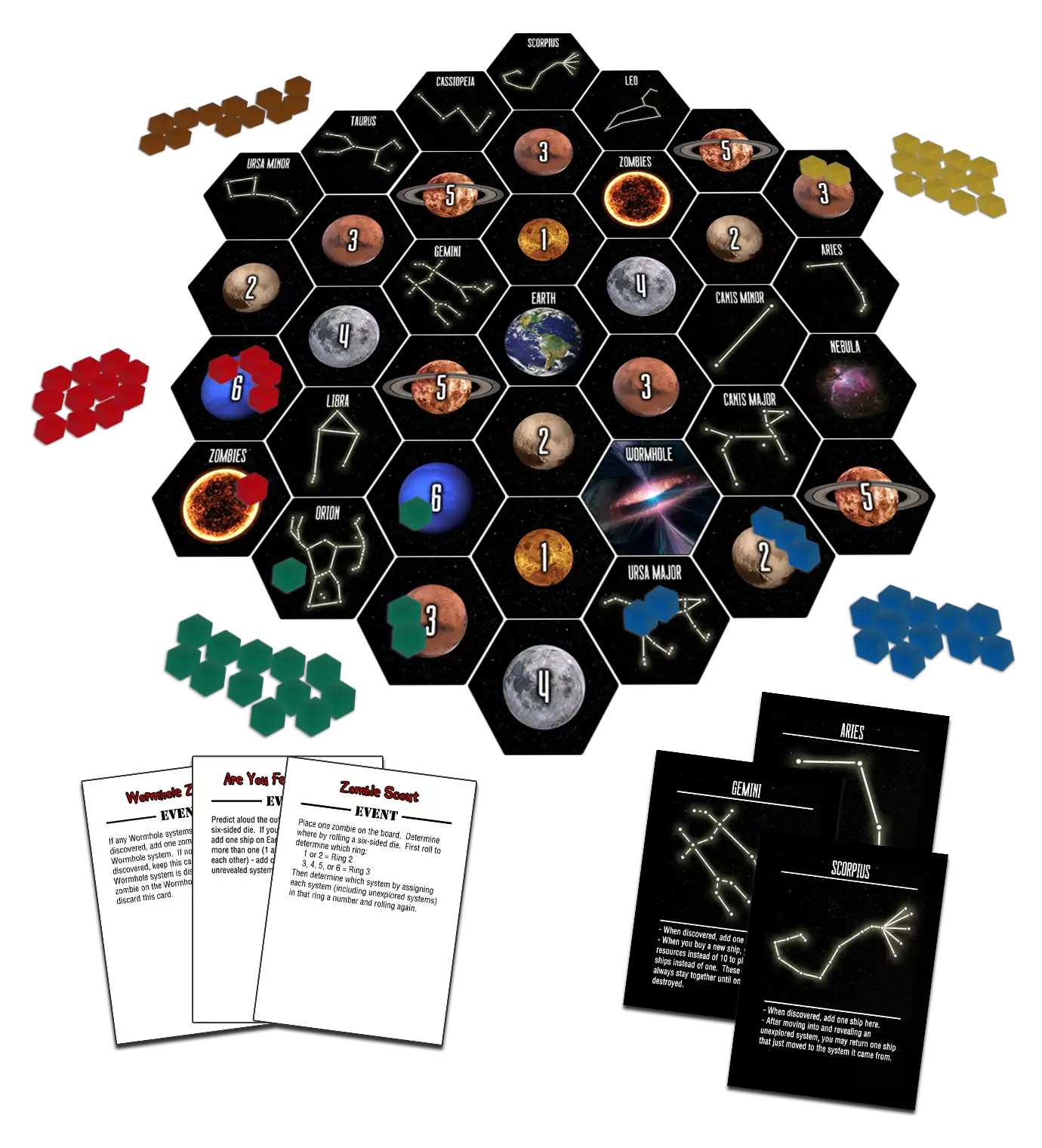 DEFCON ZOMBIES board